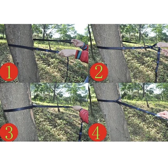 34 Loops 19.6Ft Long Hammock Tree Straps - Picture 2 of 6
